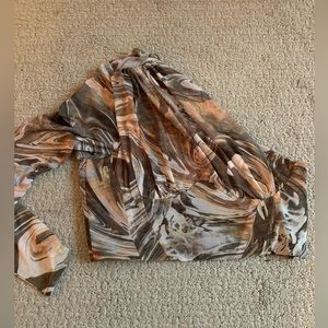 Zara one shoulder top